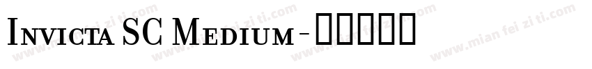 Invicta SC Medium字体转换